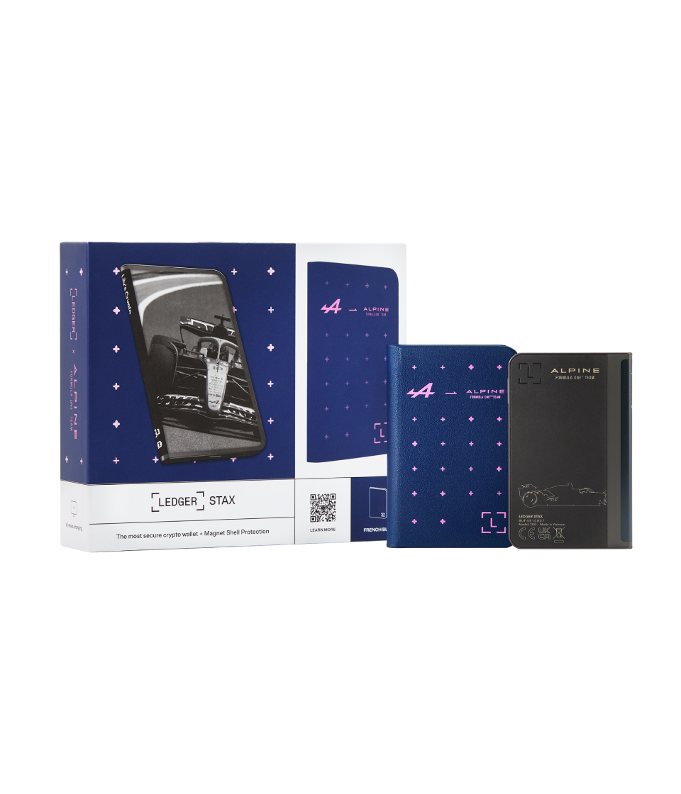Alpine Formula 1 Team x Ledger Stax™ bundle
